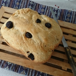 HBでレーズン食パン